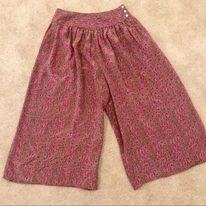 Saint Tropez West silk wide leg palazzo pants